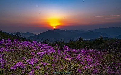 바래봉 아침