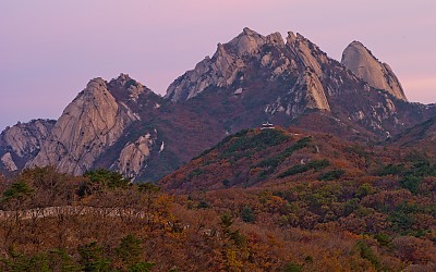 북한산의 가을