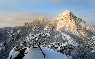 북한산 - 영봉에서