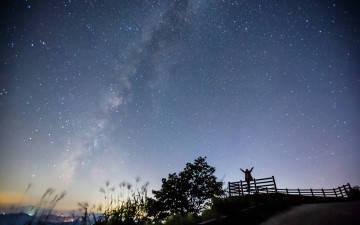 오도산의 밤하늘