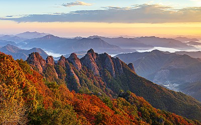 운해없는 구봉산