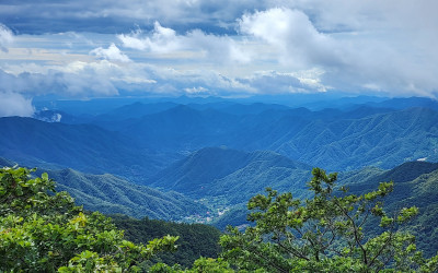 곰탕 속,  천왕봉 가을 맞이