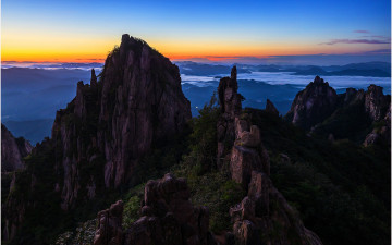 월출산 여명 !!!