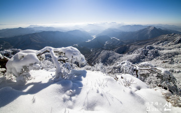 대둔산 설경