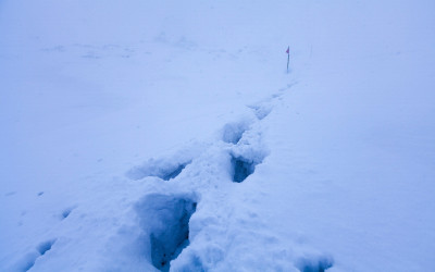 겨울 한라산에서-