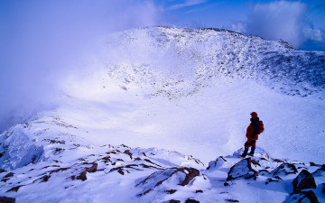 겨울 백록담 - 한라산