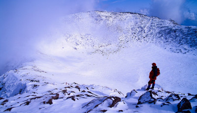 겨울 백록담 - 한라산