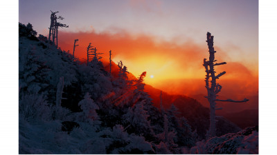 지리산 일출