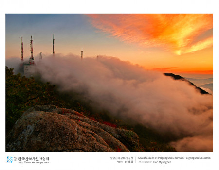 팔공산의 운해