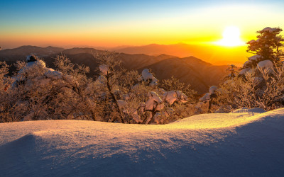 덕유산 !