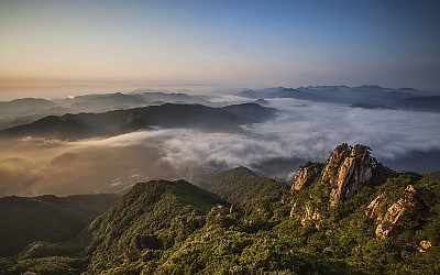 대둔산 운해