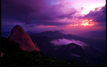 삼각산의 아침!(디카)