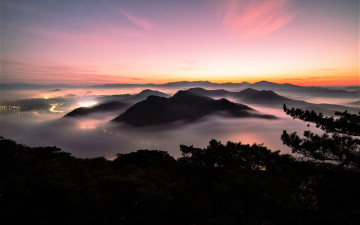 호반의도시춘천 여명