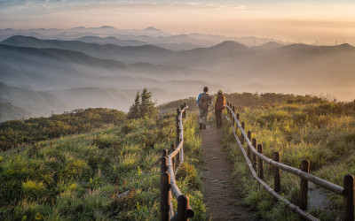함백산 산그리메