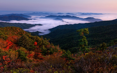 백무동 가을 운해
